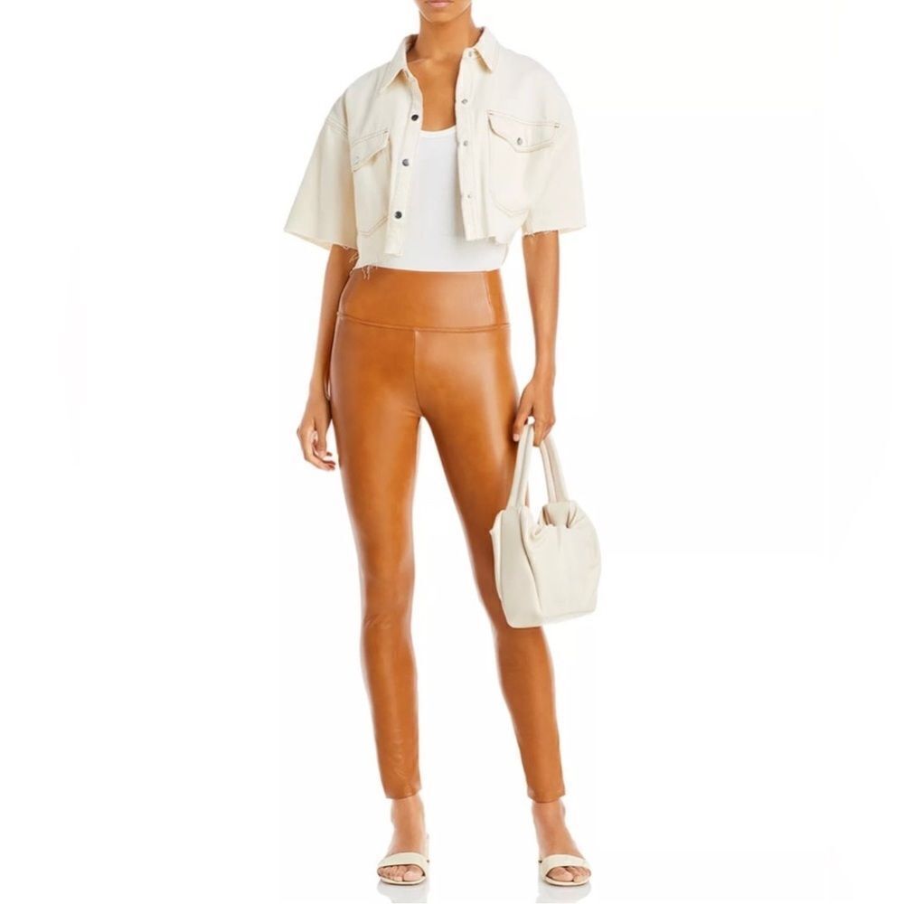 Faux Leather Liquid Leggings Bagatelle‎ Collection C16